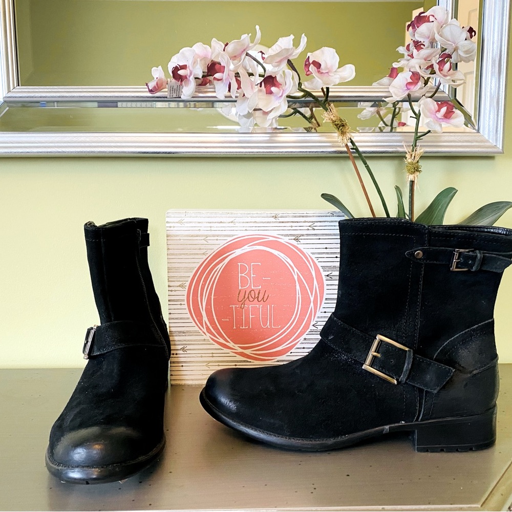 Clarks Ankle Boots with Buckle Detail